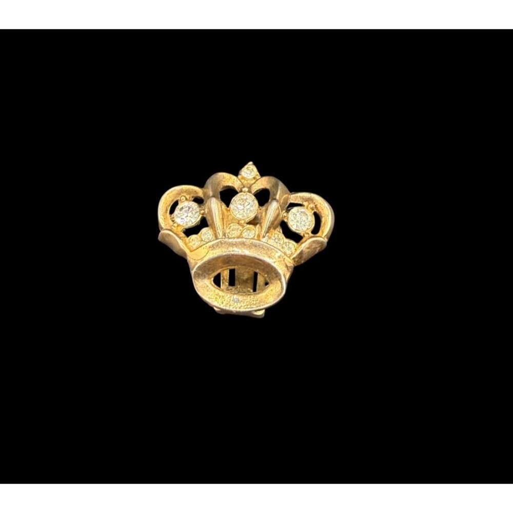 Vintage Gold-Tone Clip-On Earrings Set Assorted Styles Retro Jewelry Collection - Picture 8 of 16